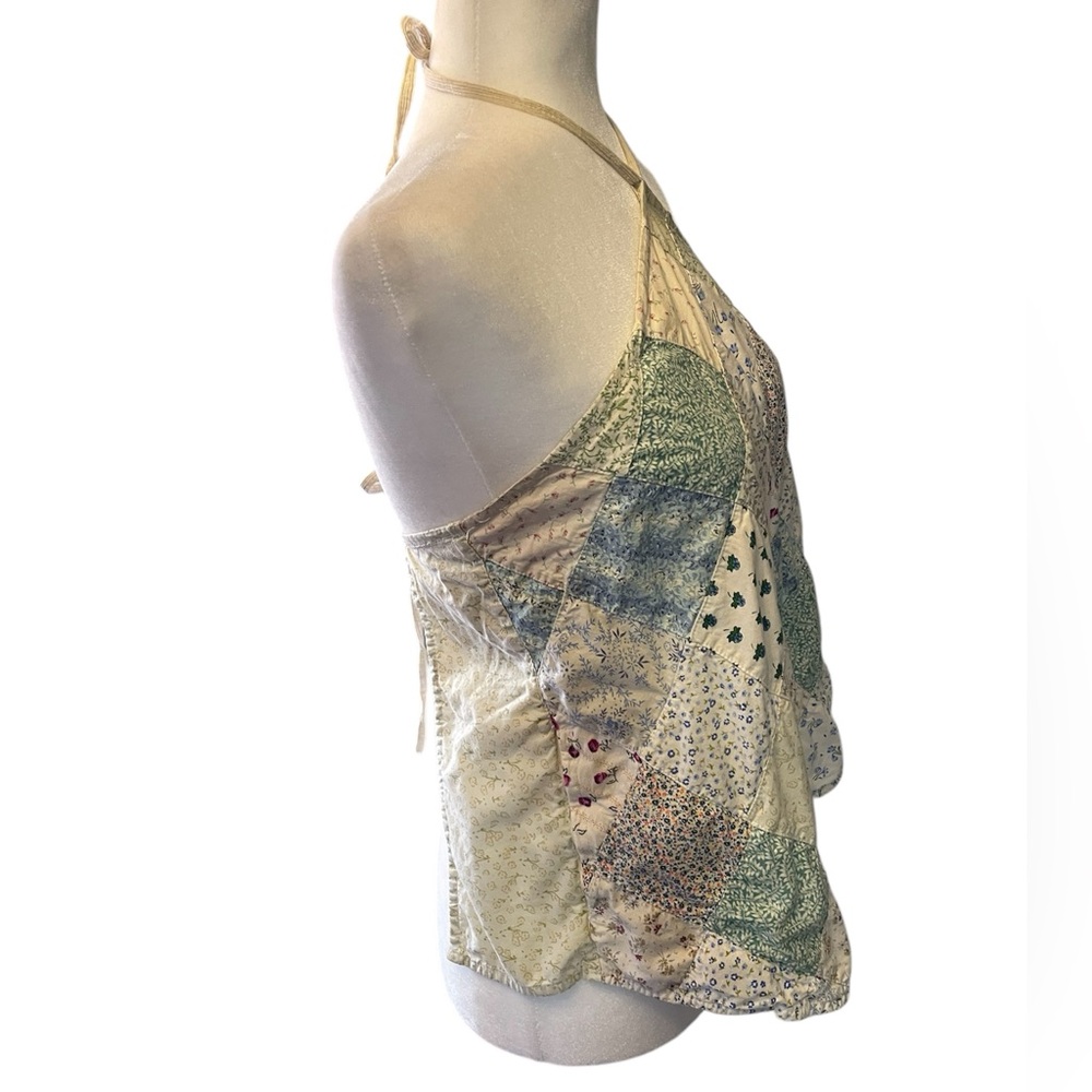 Jayli Patchwork Halter Neck Top - image 3